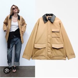 Nwot zara workwear jacket/coat